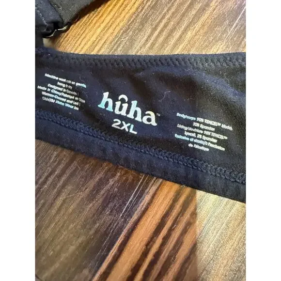Huha Triangle Bra Wireless Size 2X - Picture 6 of 7